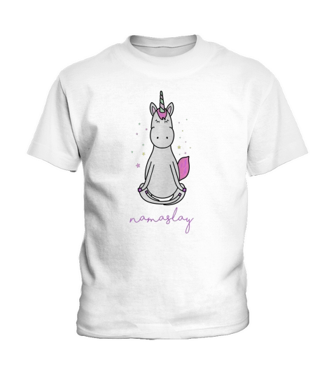 Unicorn Yoga Namaslay Kids T-Shirt