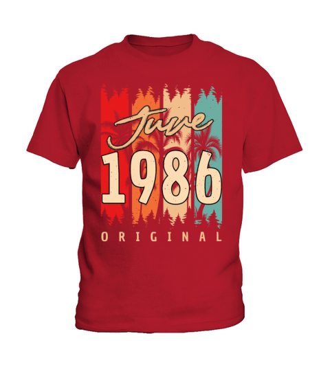 Vintage 1986 June Kids T-Shirt