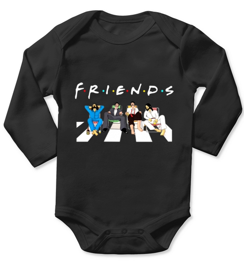 Friends The Beatles Abbey Road shirt - Unisex Long Sleeve Long Sleeve Baby One-Piece