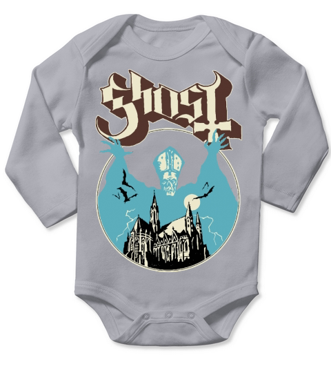 Ghost band - Ladies Flowy Tank Long Sleeve Baby One-Piece