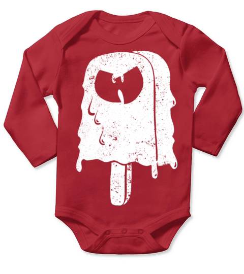 icecream wutang white Long Sleeve Baby One-Piece