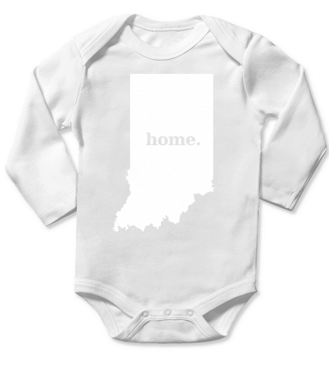 Indiana Home T-shirt Long Sleeve Baby One-Piece