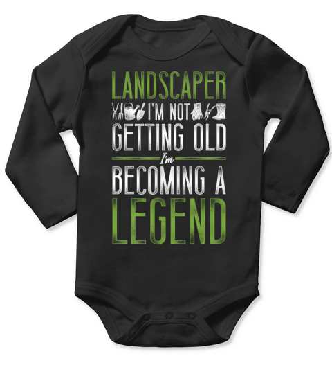 Landscaper Landscaping Landscape Long Sleeve Baby One-Piece