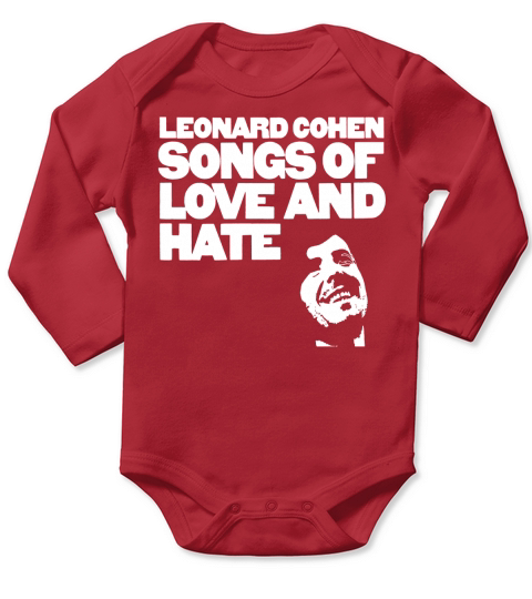 Leonard Cohen - Songs Of Love And Hate Shirt Long Sleeve Baby One-Piece