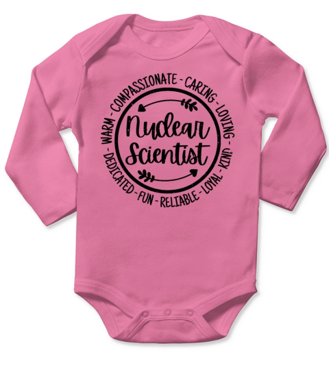 Nuclear Scientist Vintage Gift Long Sleeve Baby One-Piece