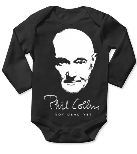 Phil Collins Long Sleeve Baby One-Piece