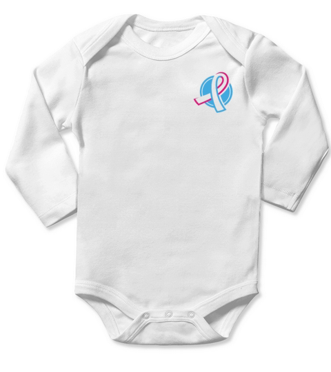 Ribbon Cure-Pregnancy Infant Loss Awareness Ribbon Long Sleeve Baby One-Piece