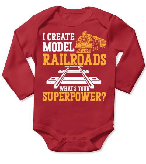 Steam Train Driver Trainspotting Long Sleeve Baby One-Piece