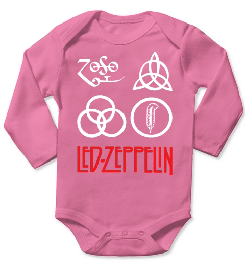 Symbol Led Zeppelin Long Sleeve Baby One-Piece