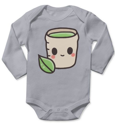 Tea Long Sleeve Baby One-Piece