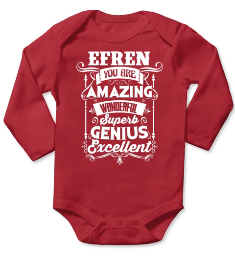 Team EFREN - Life Member Tshirt Long Sleeve Baby One-Piece