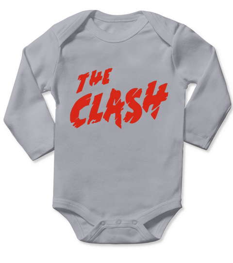 THE CLASH Strummer Jones Simonon MUSICA T-Shirt Long Sleeve Baby One-Piece