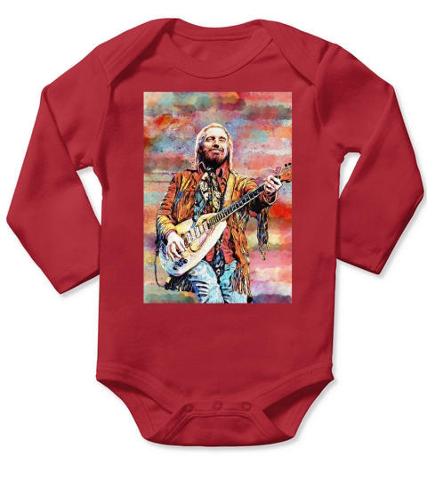 Tom Petty - Unisex Long Sleeve Long Sleeve Baby One-Piece