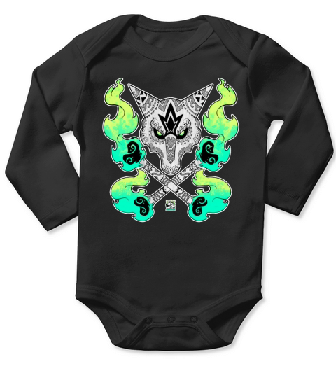 Tribal Alolan Marowak T-Shirt Long Sleeve Baby One-Piece