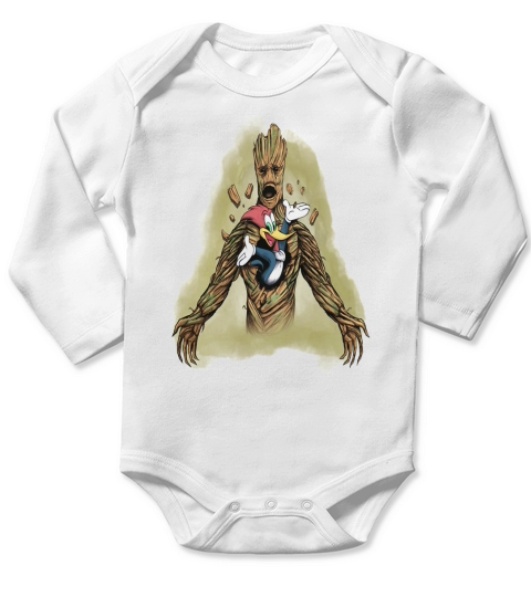 Woody Woodpecker T-Shirt Long Sleeve Baby One-Piece