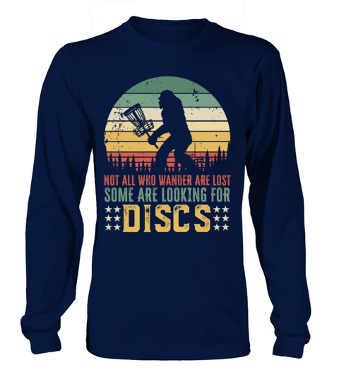 Funny Disc Golf Bigfoot Gift Long sleeved Unisex