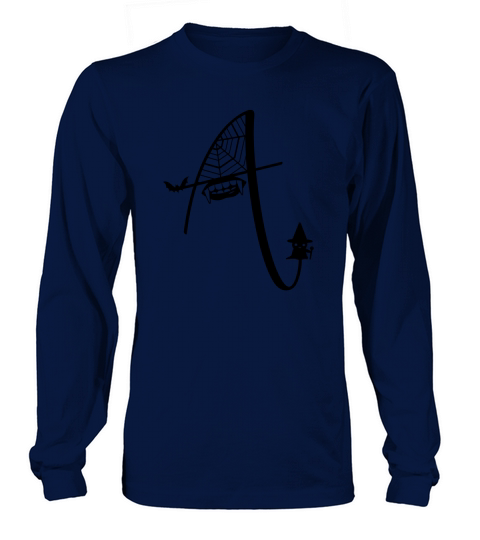 Halloween Alphabets Clipart A Long sleeved Unisex