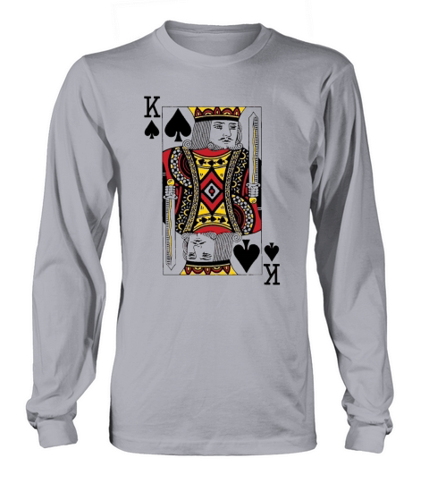 Roi de pique t-shirt Long sleeved Unisex