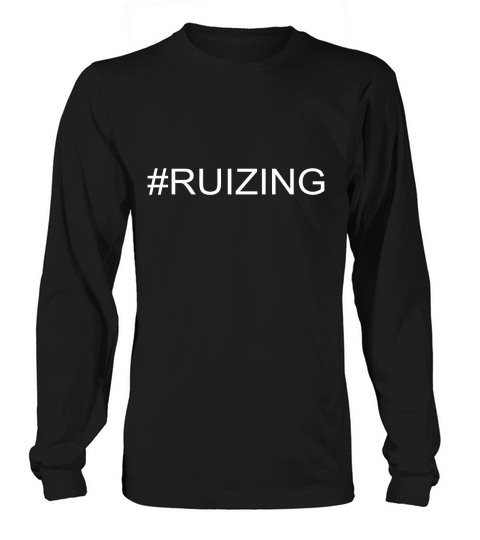 Ruizing hashtag White Long sleeved Unisex