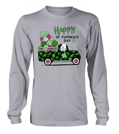 Snoopy Happy st Patricks day Long sleeved Unisex
