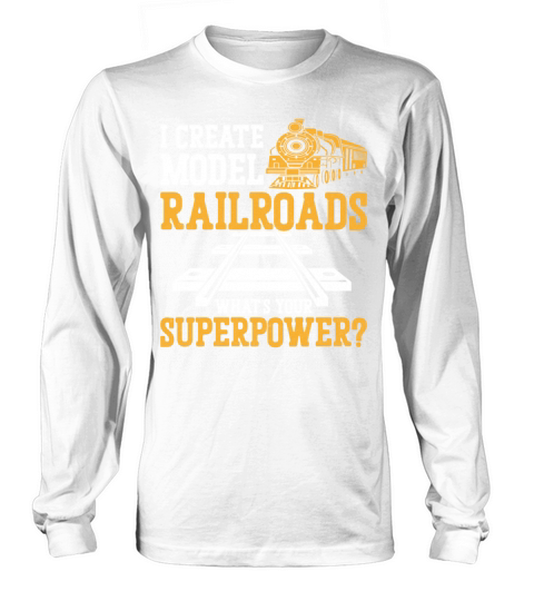 Steam Train Driver Trainspotting Long sleeved Unisex