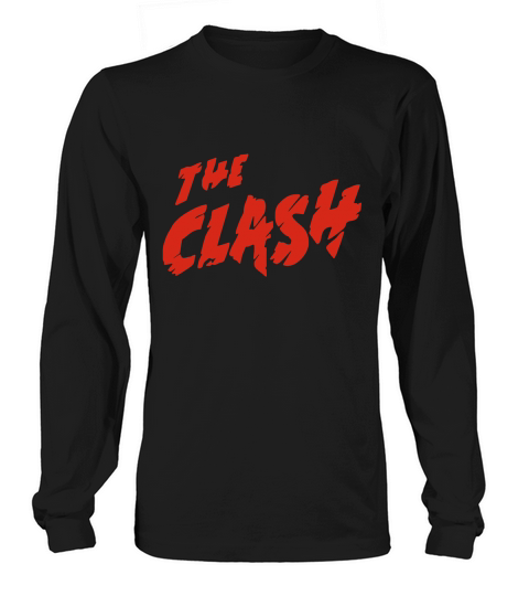 THE CLASH Strummer Jones Simonon MUSICA T-Shirt Long sleeved Unisex