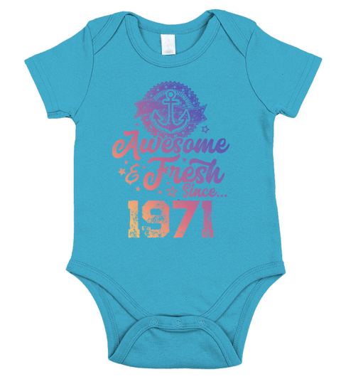 1971 awesome fresh Short Sleeve Baby One-Piece