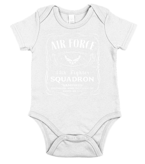 44th Fighter Squadron Shirt Short Sleeve Baby One-Piece