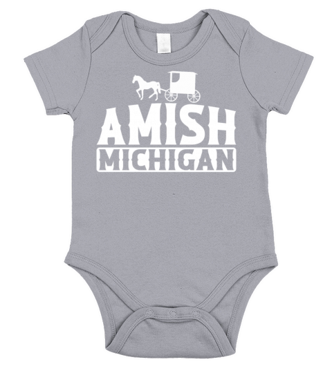 Amish Michigan Short Sleeve Baby One-Piece