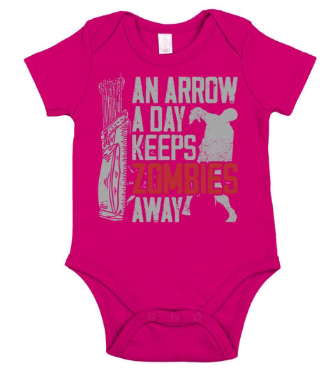 Archery Bow Archer Zombie Vintage Short Sleeve Baby One-Piece