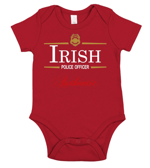 Authentic Irish Police Officer T-Shirt Short Sleeve Baby One-Piece