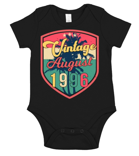Best Birth Month August 1996 Short Sleeve Baby One-Piece