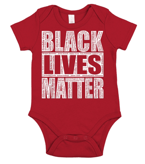 Black Lives matter Short Sleeve Baby One-Piece