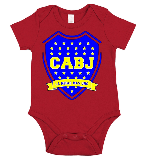 Boca Juniors Argentina Camiseta TShirt La Mitad Mas Uno Short Sleeve Baby One-Piece