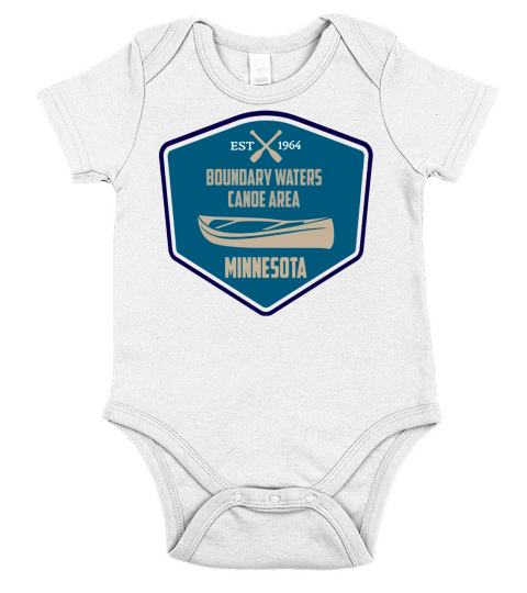 Canoe Minnesota Boundary Waters  Mens Premium TShirt Short Sleeve Baby One-Piece