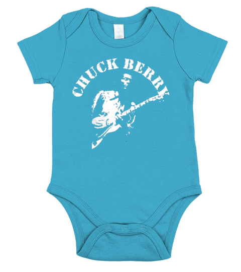 Chuck Berry Fan Short Sleeve Baby One-Piece