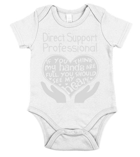 Direct Support Professional FFull Hand Short Sleeve Baby One-Piece