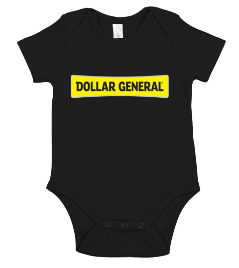 Dollar General Retail Company Logo Short Sleeve Baby One-Piece