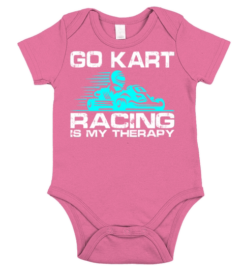 Go-kart Racing Design for Kart Racing Short Sleeve Baby One-Piece