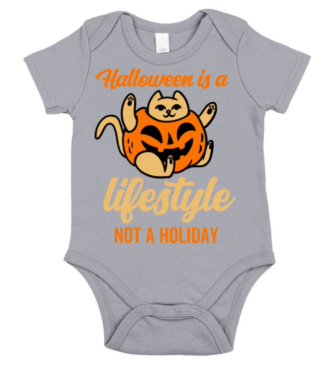 Halloween Is A Lifestyle Not A Holiday Short Sleeve Baby One-Piece