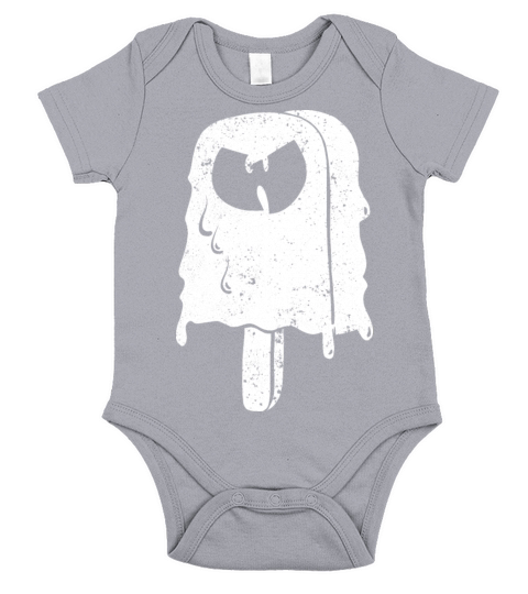 icecream wutang white Short Sleeve Baby One-Piece