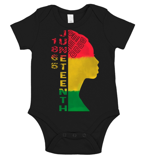 Juneteenth June 19 1865 Black History Month Short Sleeve Baby One-Piece