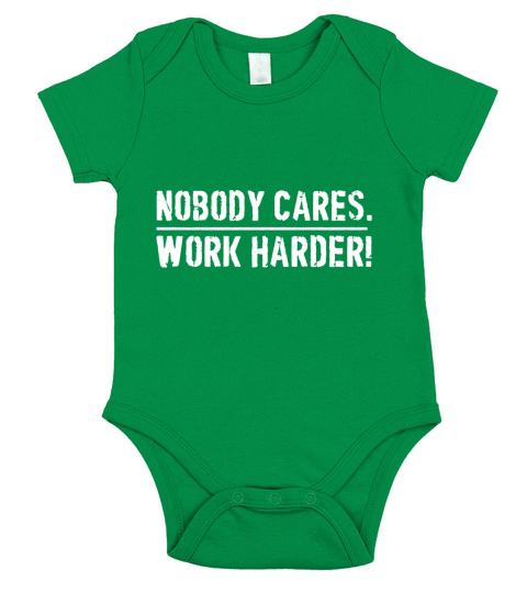 Lamar Jackson Nobody Cares Work Harder Short Sleeve Baby One-Piece