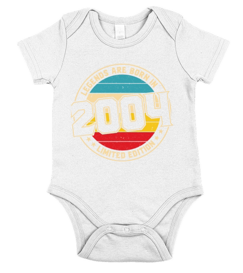 Legends are born in 2004 limited Edition Short Sleeve Baby One-Piece