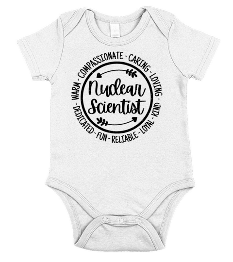Nuclear Scientist Vintage Gift Short Sleeve Baby One-Piece