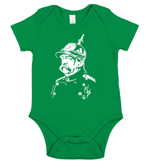 Otto von Bismarck Reichskanzler Preussen Deutsches T-Shirt Short Sleeve Baby One-Piece