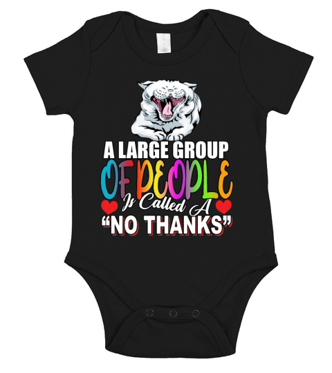 People Is Called No Thanks Humor Sarcastic Quote Short Sleeve Baby One-Piece