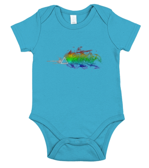 PINK FLOYD - THE DARK SIDE OF THE MOON Short Sleeve Baby One-Piece