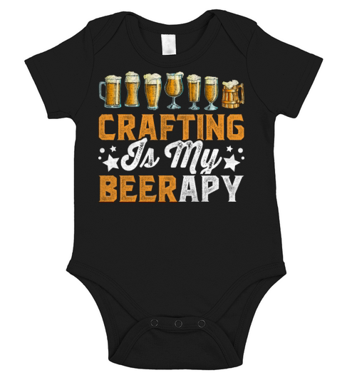 Powered By Craft Beer Drinkers Brewing Making Life Short Sleeve Baby One-Piece