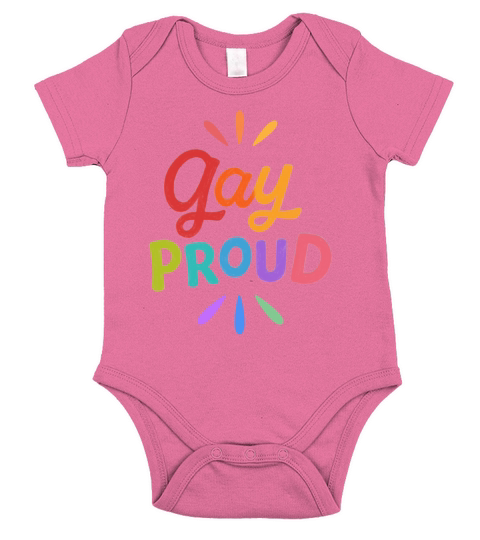 Pride love proud gay Short Sleeve Baby One-Piece